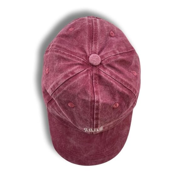 Vivian Roe “Good Vibes” Vintage Washed Distressed Baseball Cap - Picture 2 of 7